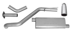 Gibson Performance Exhaust - 05-10 Jeep Grand Cherokee 3.7L- 4.7L, Single Exhaust, Aluminized, #17404