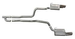 Gibson Performance Exhaust - 05-10 Ford Mustang 4.0L, Dual Exhaust, Aluminized, #319005