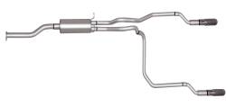 Gibson Performance Exhaust - 96-97 S10/Sonoma 2.2L, Dual Split Exhaust, Aluminized