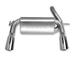 Gibson Performance Exhaust - 12-17 Jeep Wrangler 3.6L, 07-11 Jeep Wrangler 3.8L, Dual Split, Stainless Cat-Back Performance Exhaust #617303