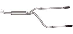 Gibson Performance Exhaust - 2003 Ram1500  5.7L Pickup, Dual Split, Aluminized Cat-Back Performance Exhaust #6515