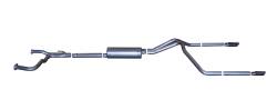 Gibson Performance Exhaust - 04-24 Nissan Titan 5.6L, Dual Split Exhaust, Stainless