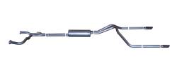 Gibson Performance Exhaust - 04-24 Nissan Titan 5.6L, Dual Split, Aluminized Cat-Back Performance Exhaust #8200