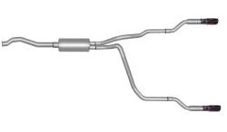 Gibson Performance Exhaust - Dual Split Exhaust, Aluminized