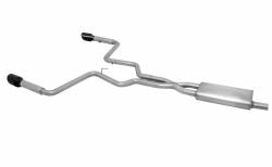Gibson Performance Exhaust - 15-20 Ford Mustang 2.3L, Dual Exhaust,  Stainless, #619014-B