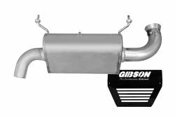 Gibson Performance Exhaust - 18-23 Polaris RZR XP TurboSingle Exhaust, Stainless