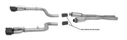 Gibson Performance Exhaust - 17-23 Dodge Challenger RT, Hellcat,  5.7L-6.2L-6.4L, ,Dual Exhaust, Stainless Cat-Back Performance Exhaust #617010-B