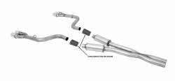 Gibson Performance Exhaust - 17-23 Dodge Challenger RT, Hellcat,  5.7L-6.2L-6.4L, Dual Exhaust,  Stainless