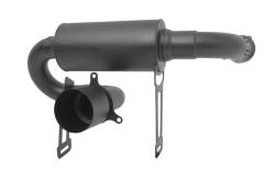 Gibson Performance Exhaust - 17-25 Can-Am Maverick  X3 Single Muffler, Black Ceramic #98032