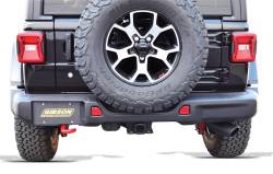 Gibson Performance Exhaust - 18-24 Jeep Wrangler 3.6L ,Black Elite Single Exhaust, Black Ceramic