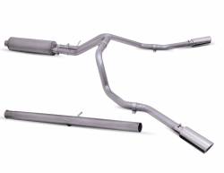 Gibson Performance Exhaust - 19-22 Silverado/Sierra 1500 4.3L-5.3L Pickup,Dual Extreme Exhaust,  Stainless, #65690