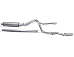 Gibson Performance Exhaust - 19-23 Chevrolet/GMC 1500 Pickup 6.2L,Dual Split, Stainless Cat-Back Performance Exhaust #65691