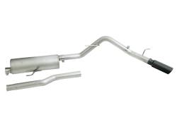 Gibson Performance Exhaust - 20-23 Jeep Gladiator 3.6L ,Black Elite Single Exhaust, Cat-Back Performance Exhaust #617409B