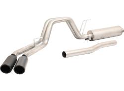 Gibson Performance Exhaust - 20-24 Ford F250/F350 7.3L ,Black Elite Dual Sport Exhaust,  Stainless