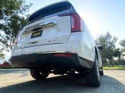 Gibson Performance Exhaust - 21-23 Suburban, Yukon XL 1500 5.3L, Black Elite Single Exhaust, Stainless