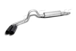 Gibson Performance Exhaust - 21-24 Ford F150 Truck  5.0L ,Black Elite Dual Sport Exhaust, Stainless