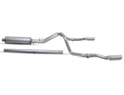 Gibson Performance Exhaust - 20-24 Silverado, Sierra 2500HD/3500HD 6.6L, Dual Split Exhaust,  Stainless