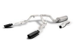 Gibson Performance Exhaust - 21-24 Yukon Denali, Tahoe 6.2L ,Black Elite Dual Split Exhaust, Stainless