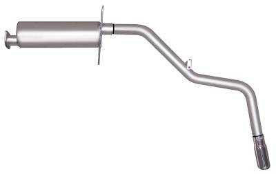 Gibson Performance Exhaust - 98-00 Nissan Frontier 2.4L,Single Exhaust,  Stainless