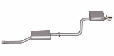 Gibson Performance Exhaust - 06-10 Dodge Charger / Magnum 2.7L-3.5L, Axle Back Single Exhaust,  Stainless, #617001