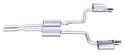 Gibson Performance Exhaust - 06-10 Dodge Charger SRT-8 / Magnum 6.1L, ,Dual Exhaust,  Stainless
