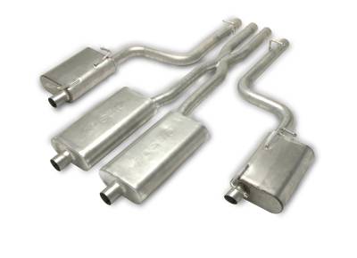 Gibson Performance Exhaust - 11-14 Dodge Charger RT 5.7L, ,Dual Exhaust,  Stainless