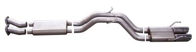Gibson Performance Exhaust - 06-10 Jeep Grand Cherokee 6.1L, Dual Exhaust,  Stainless, #617405