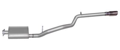 Gibson Performance Exhaust - 00-06 Jeep Wrangler 2.5L-4.0L, Single Exhaust,  Stainless, #617700