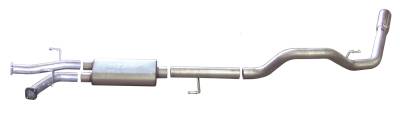 Gibson Performance Exhaust - 07-09 Toyota Tundra 4.7L, Single Exhaust,  Stainless