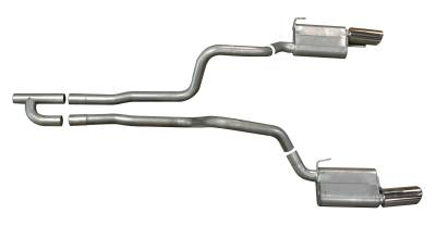 Gibson Performance Exhaust - 05-10 Ford Mustang 4.0L, Dual Exhaust,  Stainless