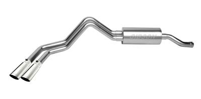 Gibson Performance Exhaust - Dual Sport Exhaust,  Stainless, #65206