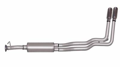 Gibson Performance Exhaust - Dual Sport Exhaust,  Stainless, #65607