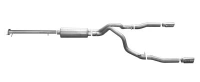 Gibson Performance Exhaust - Dual Split Exhaust,  Stainless, #65648