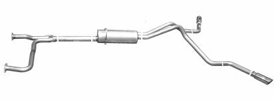 Gibson Performance Exhaust - 04-22 Nissan Titan 5.6L, Dual Extreme Exhaust,  Stainless, #68100