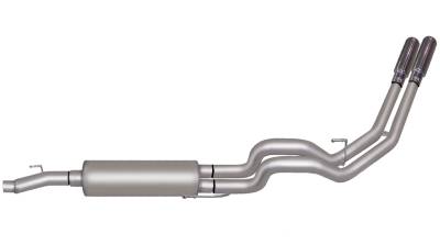 Gibson Performance Exhaust - 11-14 Ford F150 3.7L, Dual Sport Exhaust,  Stainless