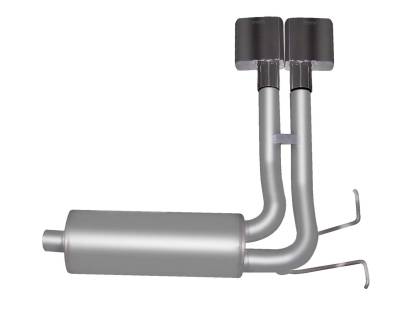 Gibson Performance Exhaust - 87-96 Ford F150 4.2L-4.9L-5.0L-5.4L, Super Truck Exhaust,  Stainless