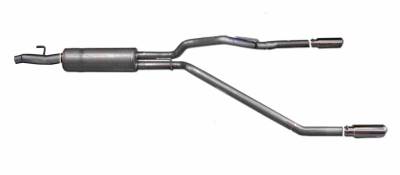 Gibson Performance Exhaust - 11-14 Ford F150 3.7L, Dual Split Exhaust,  Stainless