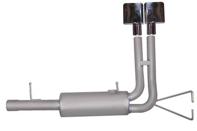 Gibson Performance Exhaust - 99-04 Ford F250/F350 Super Duty 6.8L.Super Truck Exhaust, Aluminized, #9517