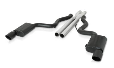 Gibson Performance Exhaust - 15-17 Ford Mustang GT 5.0L, Dual Exhaust,  Stainless, #619013-B