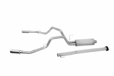 Gibson Performance Exhaust - Dual Split Exhaust,  Stainless, #69545