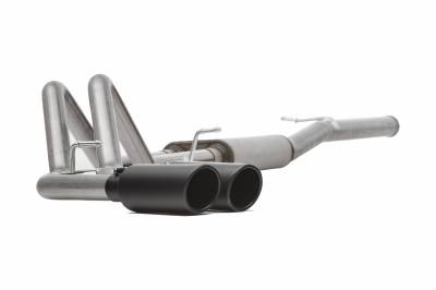 Gibson Performance Exhaust - 11-19 Chevy 2500HD 6.0L Pickup ,Black Elite Dual Sport Exhaust,  Stainless