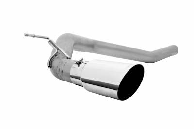 Gibson Performance Exhaust - Filter-Back Single Exhaust,  Stainless, #612220