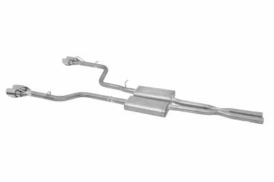 Gibson Performance Exhaust - 09-14 Dodge Challenger 5.7L, Dual Exhaust,  Stainless