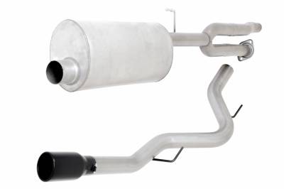 Gibson Performance Exhaust - 17-20 Ford Raptor 3.5L Eco Boost, Black Elite Single Exhaust,  Stainless, #619701-B