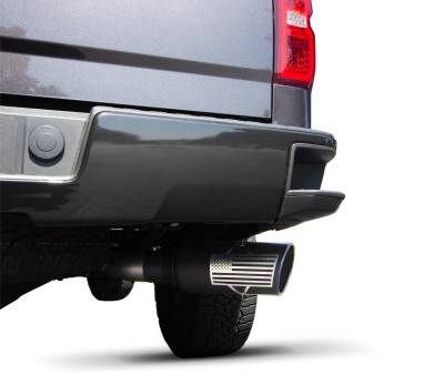 Gibson Performance Exhaust - 03-19 Nissan Titan 5.6L, Patriot Series Single Exhaust, Stainless, #70-0005