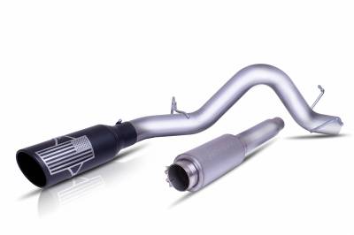 Gibson Performance Exhaust - 03-22 Nissan Titan 5.6L, Patriot Series Single Exhaust, Stainless, #70-0005