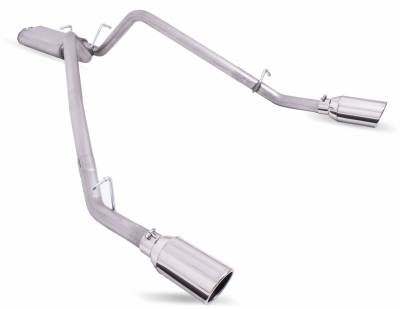 Gibson Performance Exhaust - 19-24 Ram 1500 5.7L,Dual Split, Stainless Cat-Back Performance Exhaust #66570