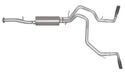 Gibson Performance Exhaust - 07-14 Suburban/Avalanche/Yukon XL 1500 5.3L, Dual Extreme Exhaust,  Stainless, #65572