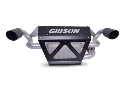 Gibson Performance Exhaust - 19-21 Polaris RZR XP Turbo, Dual Exhaust, Black Ceramic, #98043