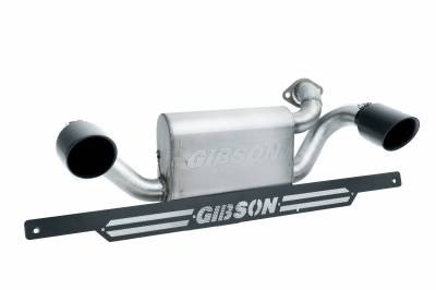 Gibson Performance Exhaust - 18-19 Polaris General 1000 EPS,  Polaris General 1000 Dual Exhaust, Black Ceramic, #98046